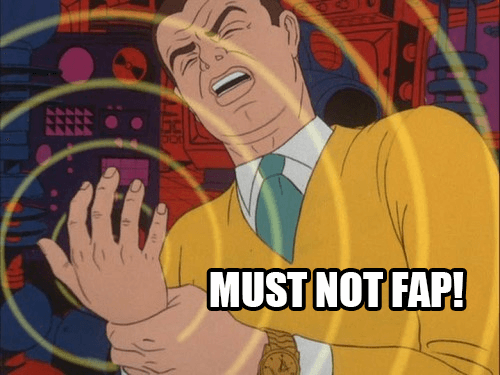 Must not fap meme